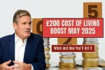 £200 Cost of Living Boost May 2025