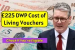 £225 DWP Cost of Living Vouchers