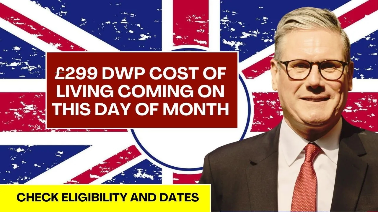 £299 DWP Cost of Living