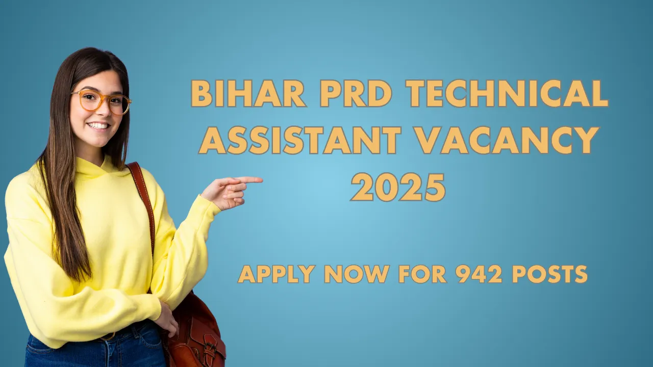 Bihar PRD Technical Assistant Vacancy 2025