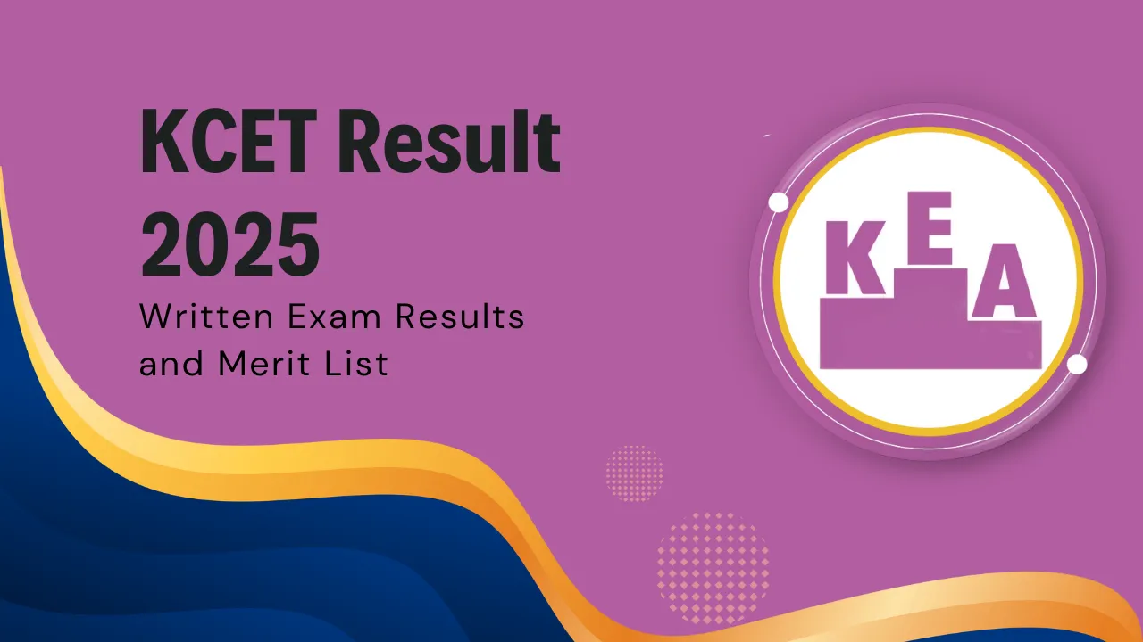 KCET Result 2025