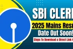 SBI Clerk 2025 Mains Result