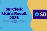 SBI Clerk Mains Result 2025