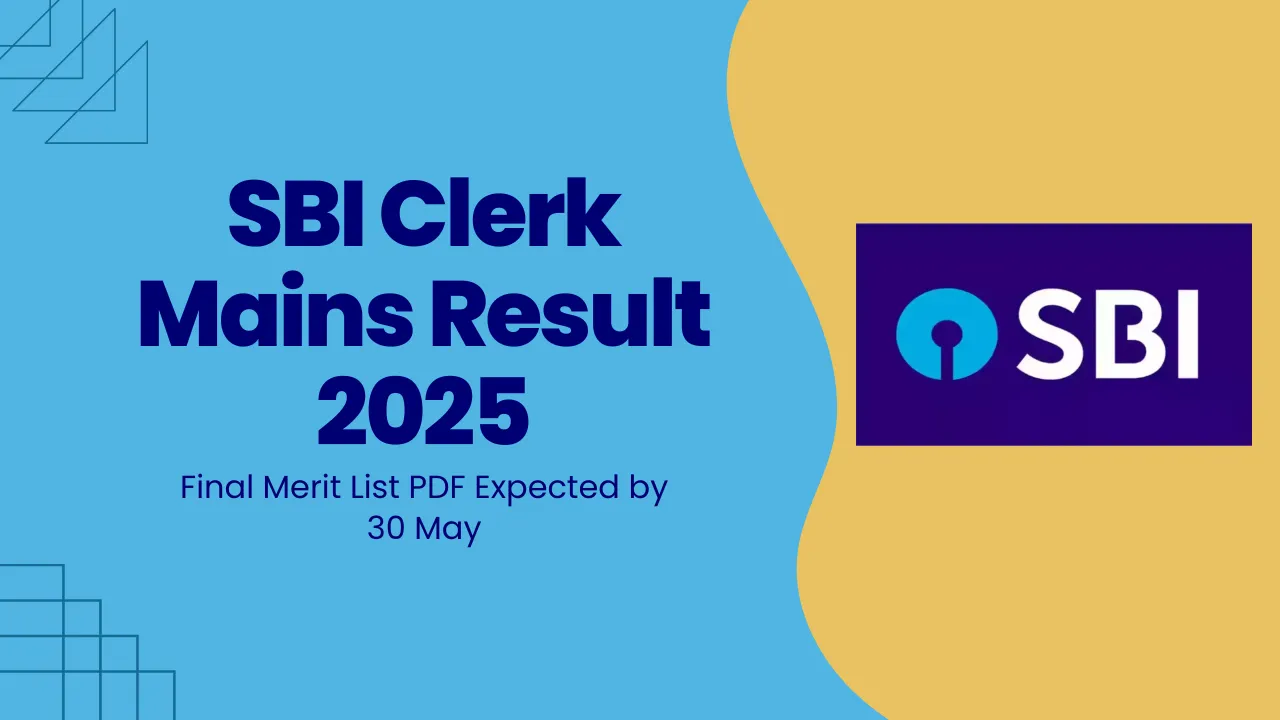 SBI Clerk Mains Result 2025