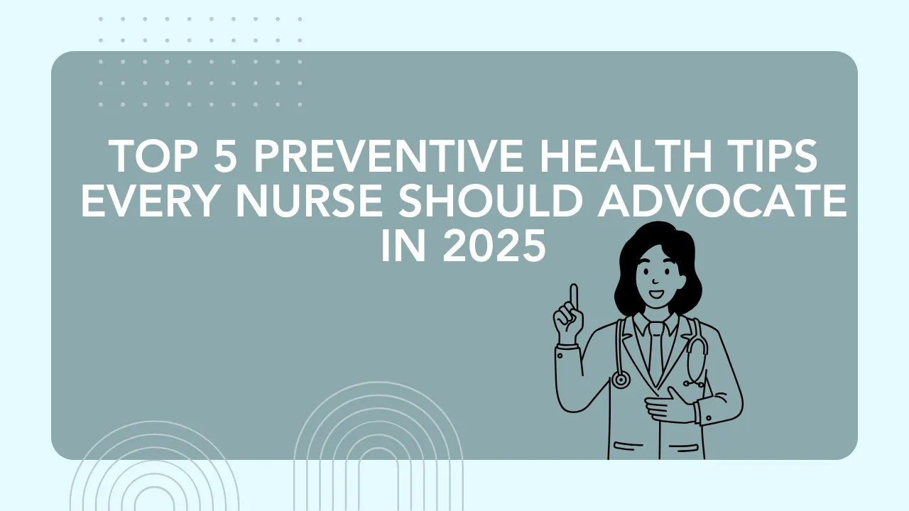 Top 5 Preventive Health Tips